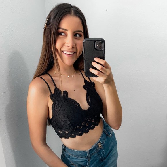 Tove by Coco Other - My Rules Crochet Lace Black Bralette